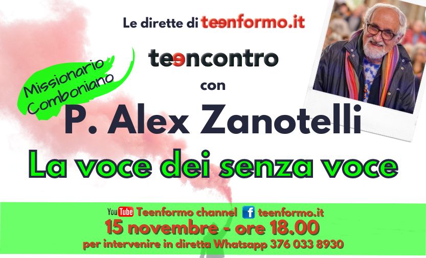 Al momento stai visualizzando La voce dei senza voce Teencontro con Padre Alex Zanotelli