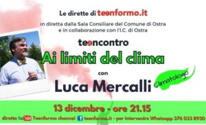 Scopri di più sull'articolo Ai limiti del clima Teencontro con Luca Mercalli